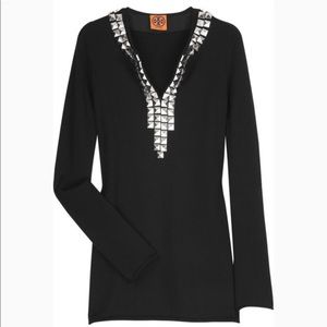 💥SALE🎉TORY BURCH NWOT Winnie Studded Wool Tunic